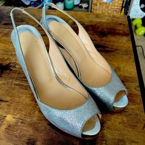 Light blue/silver Louboutins